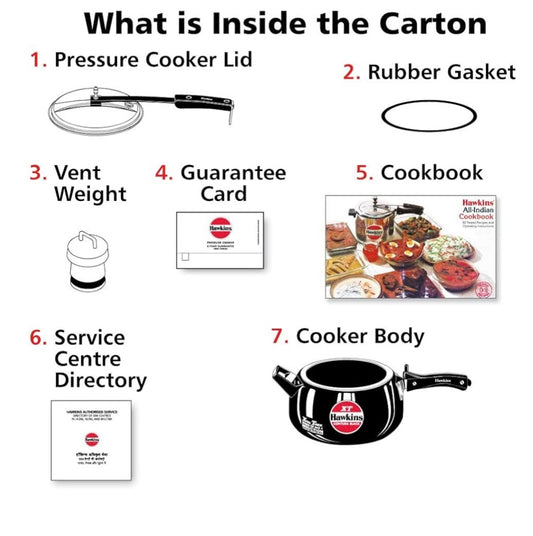 Hawkins 5 Litre Contura Black XT Pressure Cooker, Hard Anodised Inner Lid Cooker, Induction Cooker, Handi Cooker, Black CXT50