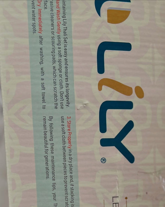 LILY BRASS THALI SET HERITAGE 6PC
Weight: 1.8Kg