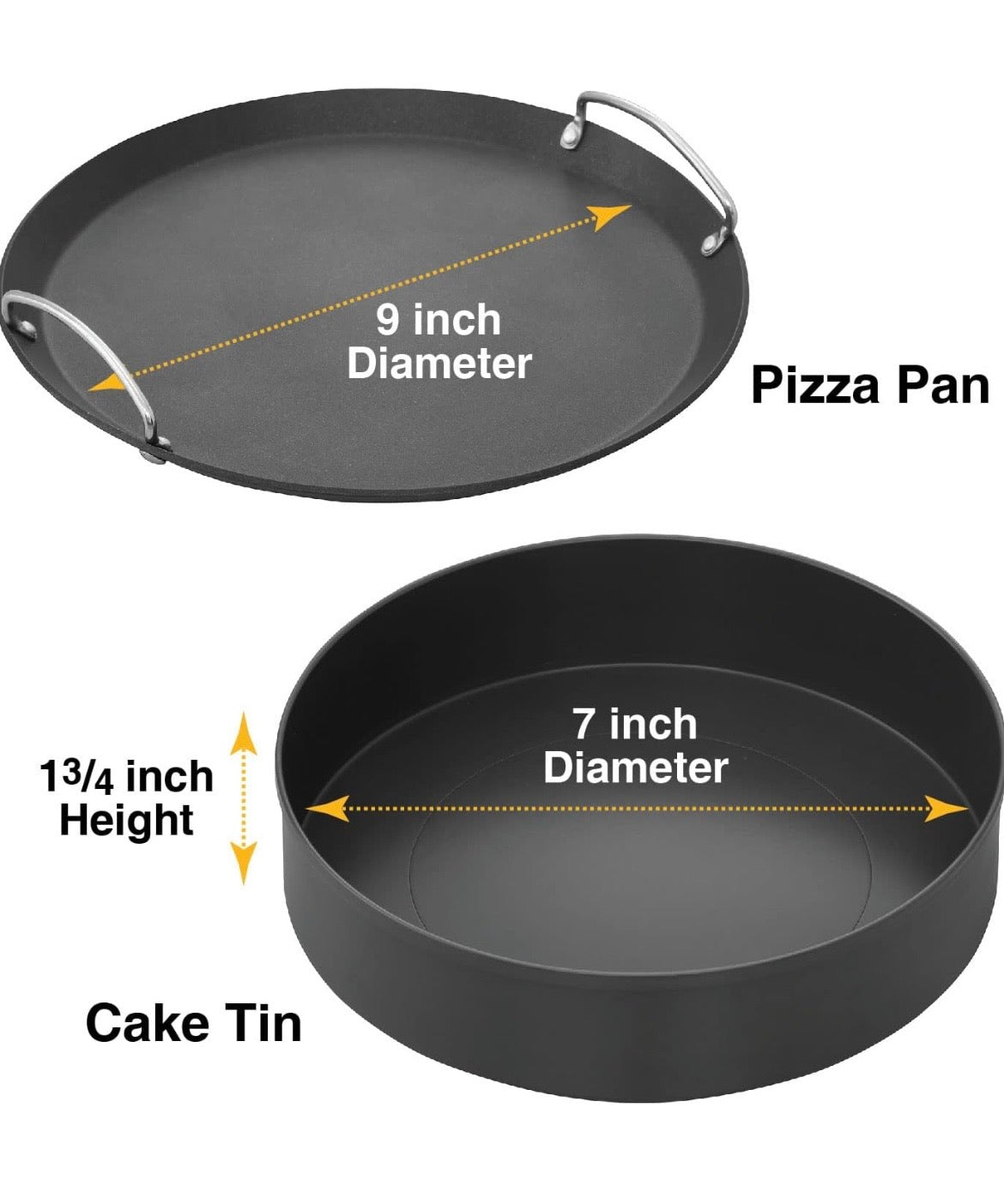 Hawkins Diecast 30 cm Nonstick Pizza Maker and Cake Baker with Glass Lid, Gas Oven, Pizza Oven Toaster Griller Tandoor Barbecue, Cake Baking Pan, Red (PIZZA)