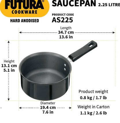 Futura Saucepan 2.25 Lts