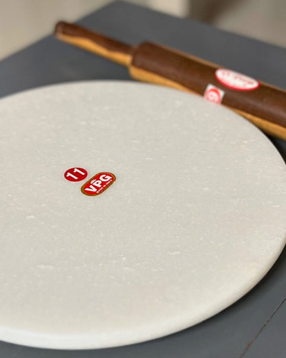 White Marble Chakla with belan